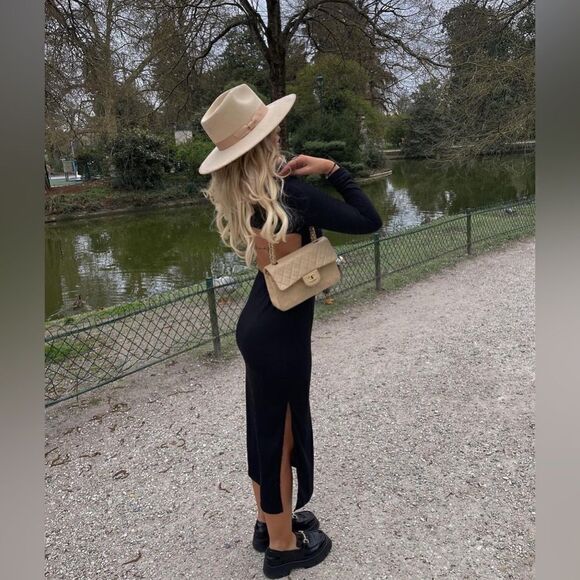 NWT LACK OF COLOR Sz M RANCHER FELT HAT IN IVORY - Picture 1 of 7